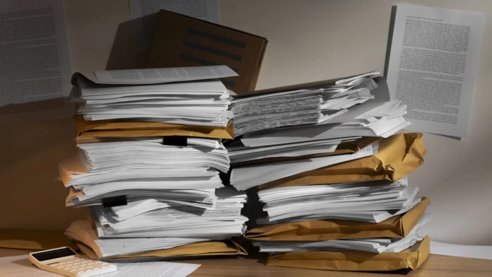 still-life-documents-stack